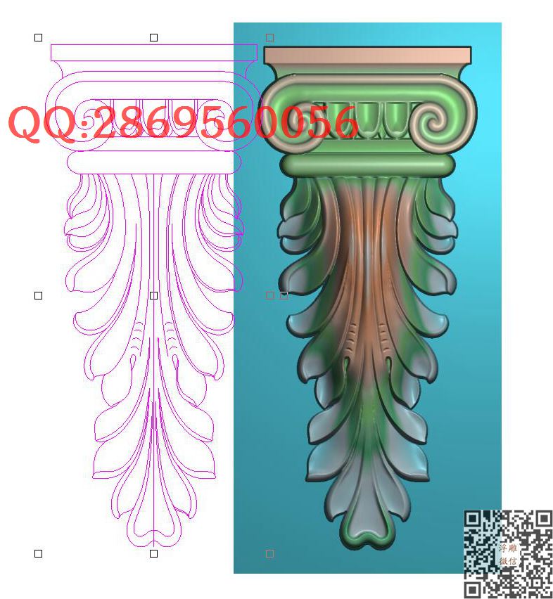 罗马柱头欧式洋 雕图_罗马柱洋花柱头花贴花门花精雕图浮雕图